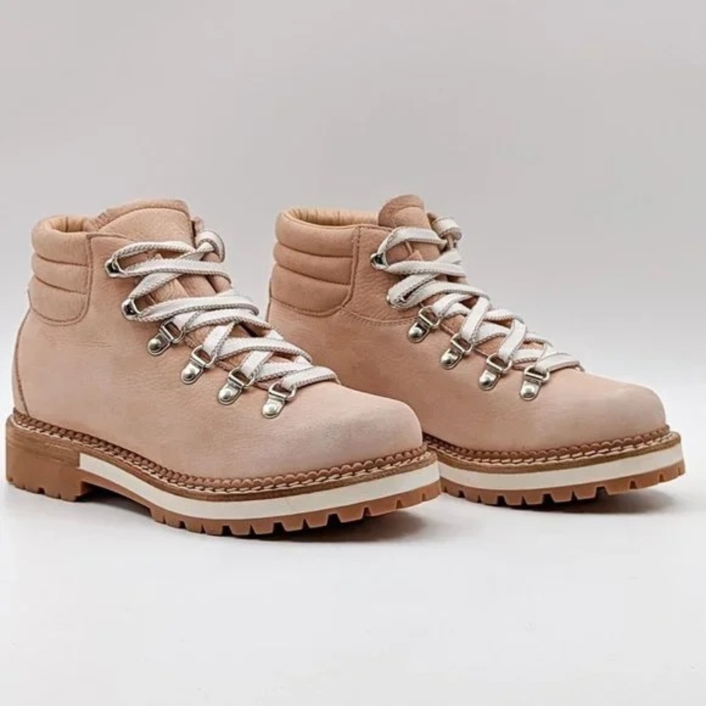 Montelliana 1965 Women Marlena Beige Nubuck
Platform Combat Boots size 40/US10